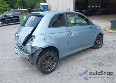 2013 Fiat 500 Sport z USA, uszkodzony, nr VIN 3C3CFFBR8DT587247